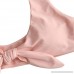 ZAFUL Women Plant Print Tie Front High Leg Cut Bikini Set Padded Scoop Neck 2 Pieces Beachwear Swimsuit Pink B07NL5J5GH